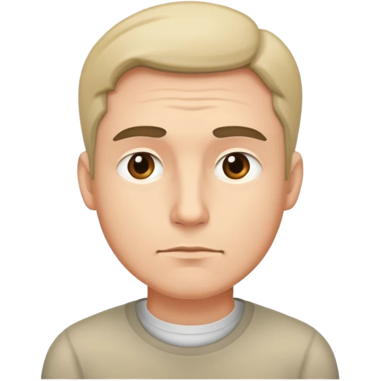 Thinking man emoji