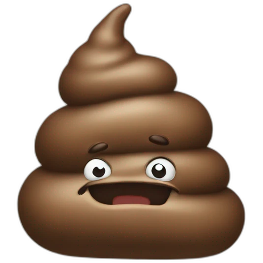 poop that goes silent emoji