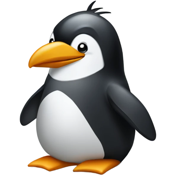 Annoyed penguin doing something they ain’t got no business doing  emoji