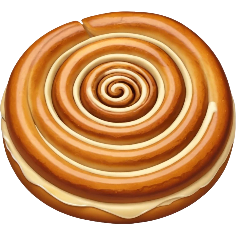A cinnamon roll emoji