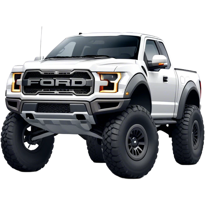 Ford f150 Raptor - Ford (Model Year: 2024) (Iconic colour: White) emoji