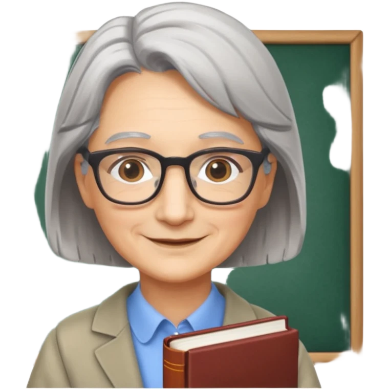 The wise librarian emoji