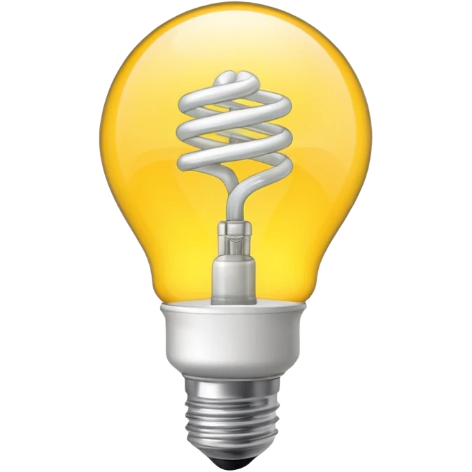 CFL light bulb emoji