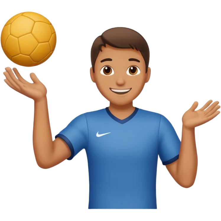 Person catching a ball emoji