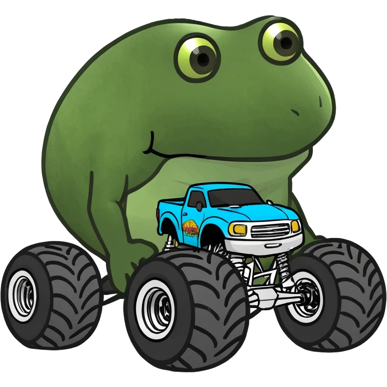 Monster truck emoji