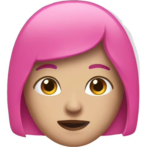 Pink emoji