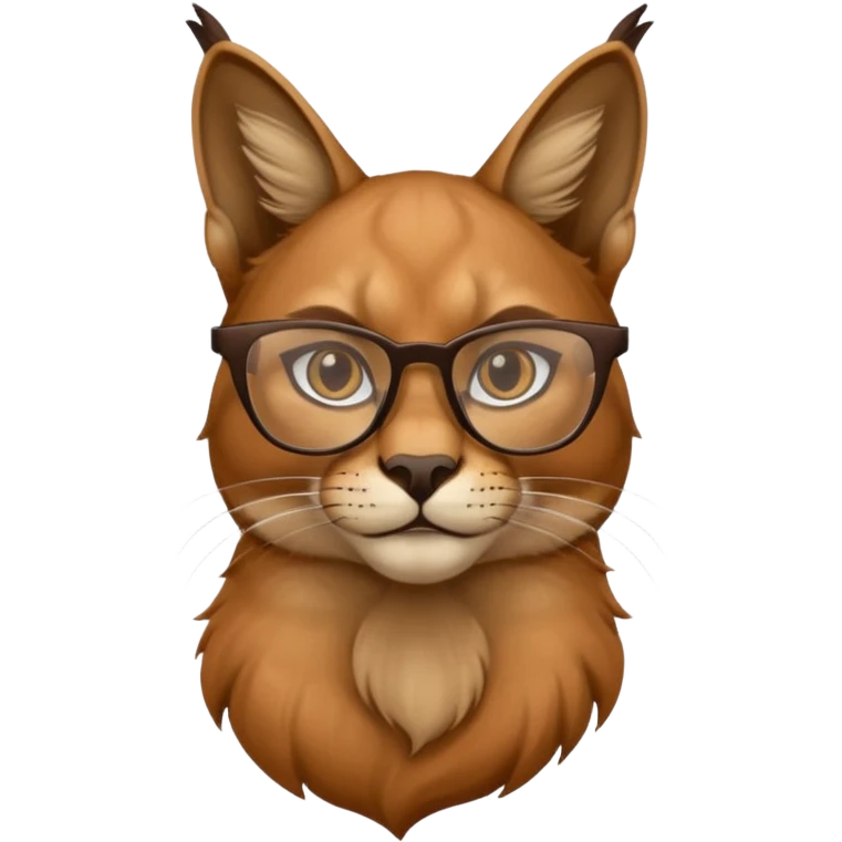 Caracal glasses  w emoji