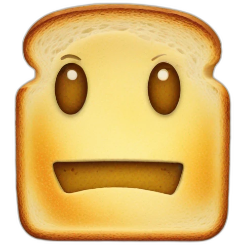 toast-with-face emoji