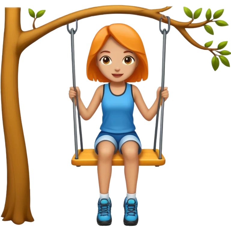 swing hike mixed girl  emoji