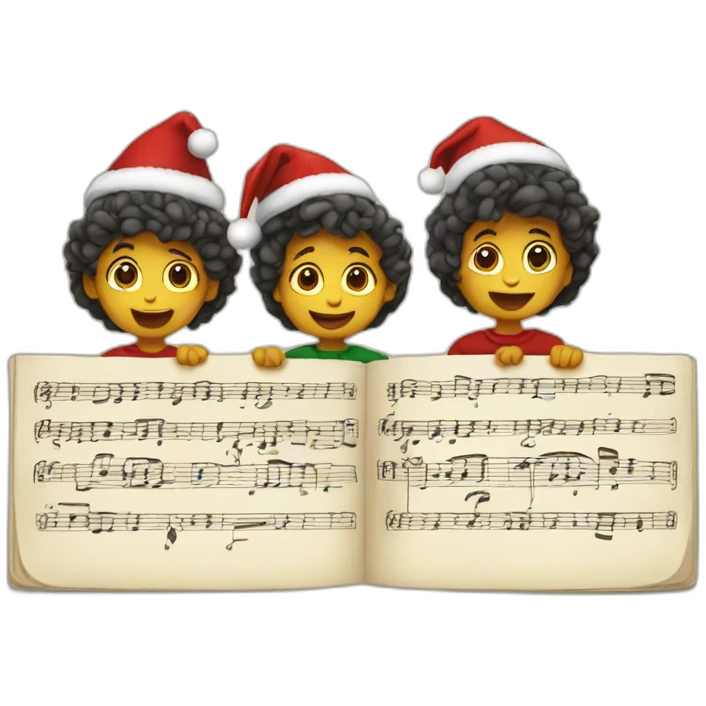 christmas carols song emoji