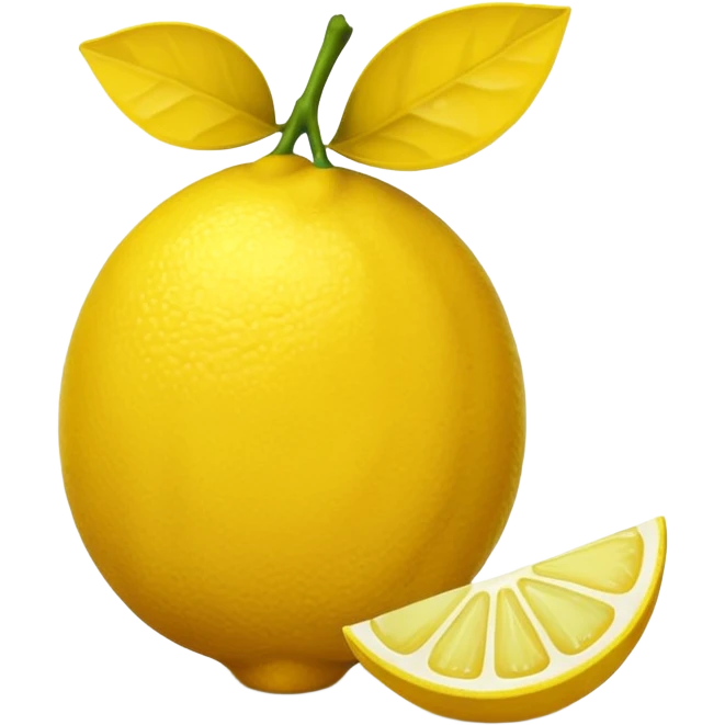 The leftovers of a lemon after making lemon juice emoji