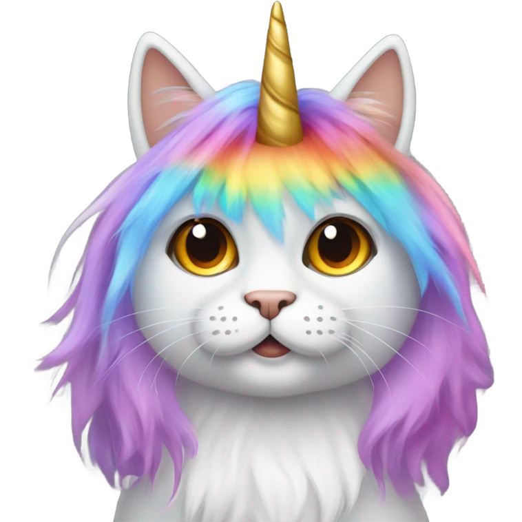 Cat unicorn emoji