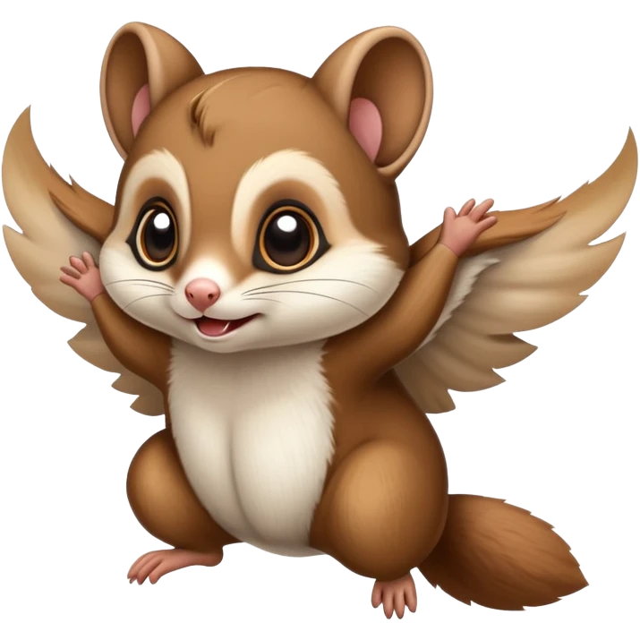 Flying squirrel emoji emoji