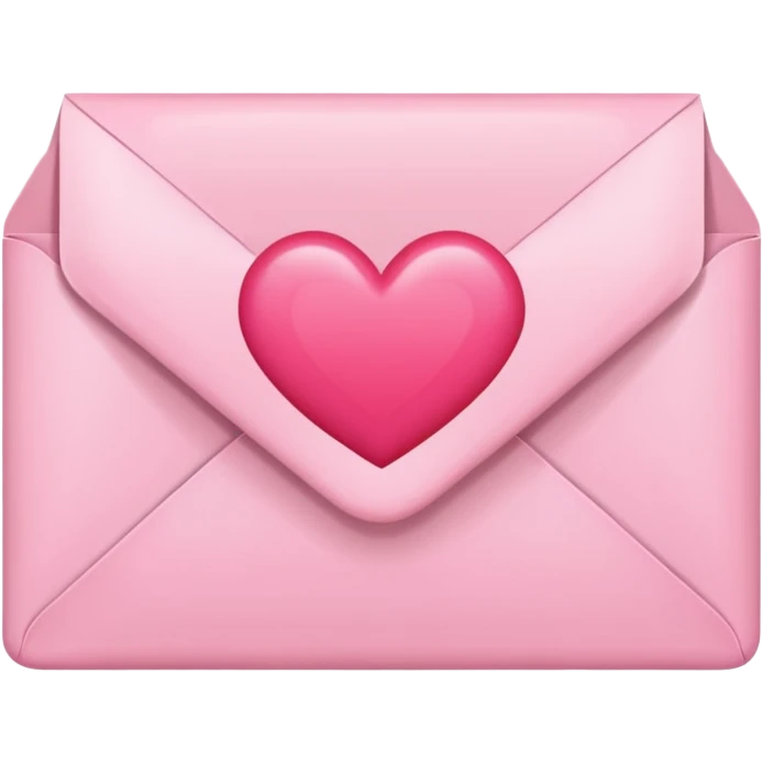 Pink heart envelope  emoji