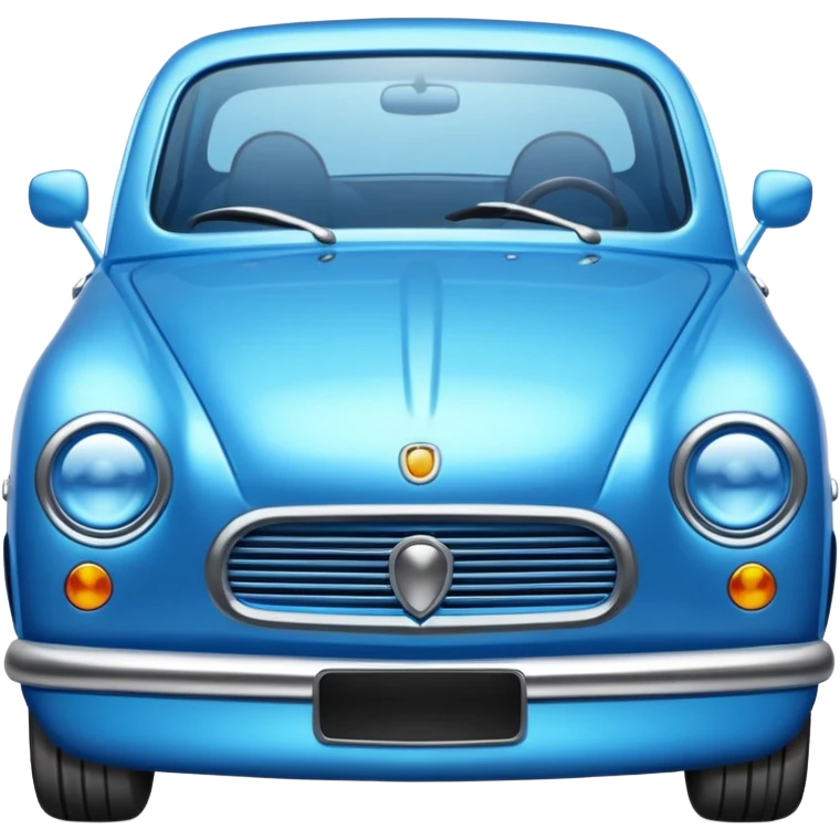 blue  car  emoji