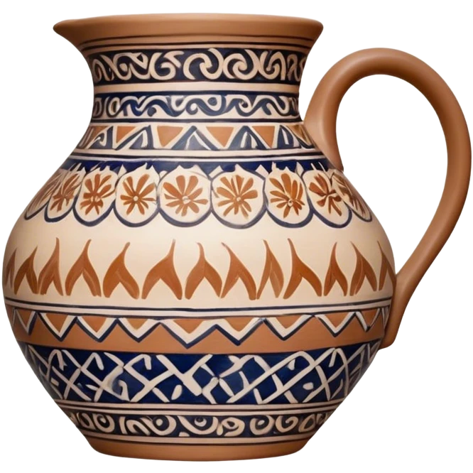 Cinematic Realistic image of a piece of Bolesławiec pottery, rendered with intricate, hand-painted designs and detailed textures, set against a softly illuminated backdrop that highlights its artisanal beauty emoji