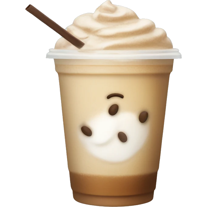 Iced latte emoji