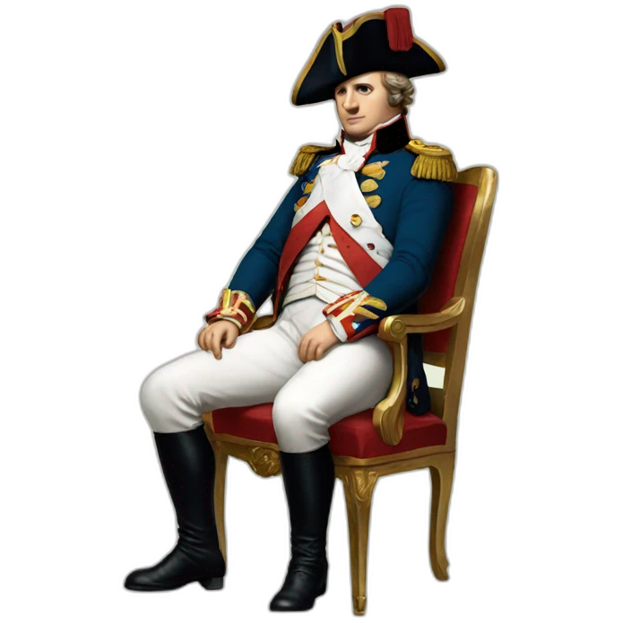 Napoleon sitting emoji