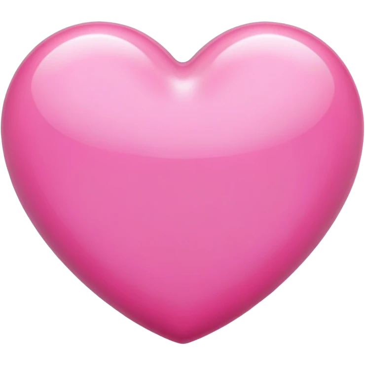Pink girly heart emoji
