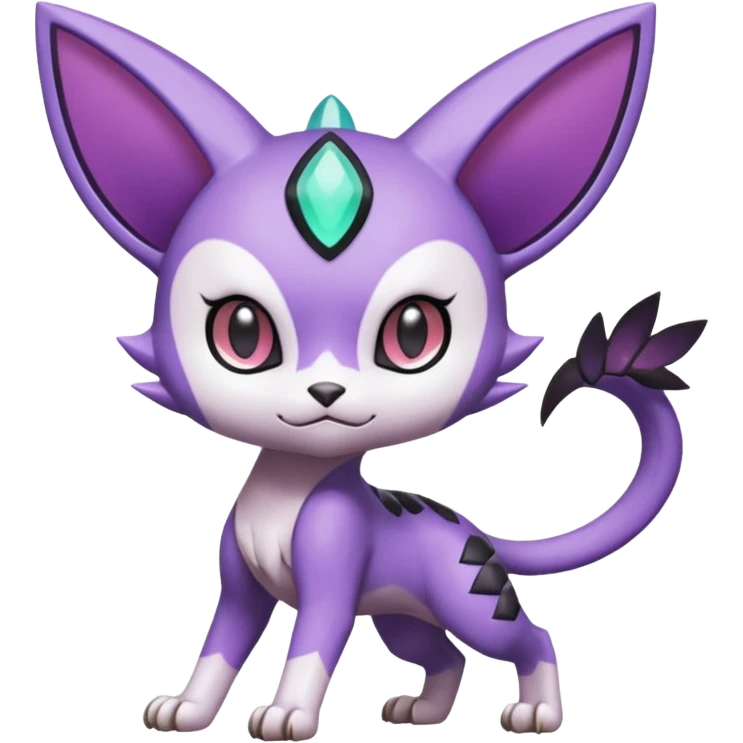 Meloetta-Purrloin-Noibat-Gatomon-Trico-Pokémon-Digimon-Fakémon-fusion-hybrid-creature emoji