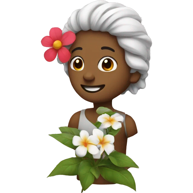 PR with flower emoji