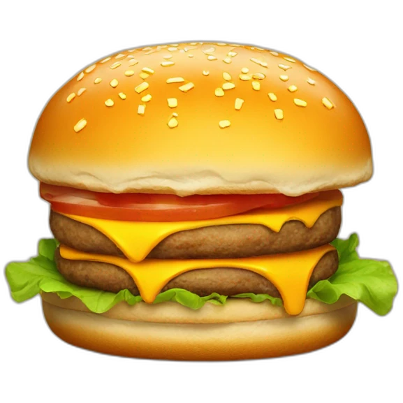 Cheddar burger emoji