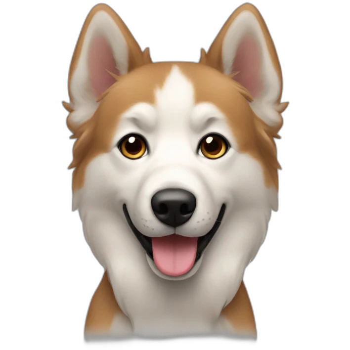 Eurasian dog emoji