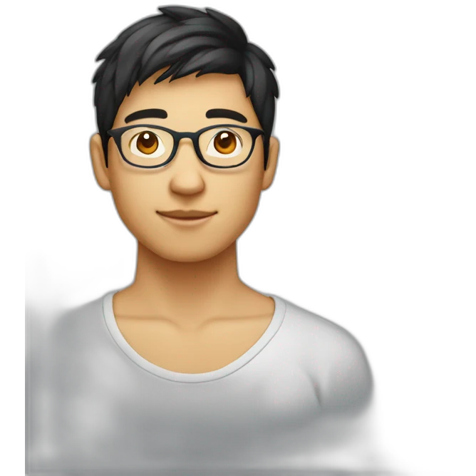 young-asian-man-with-round-glasses-natural-parm emoji