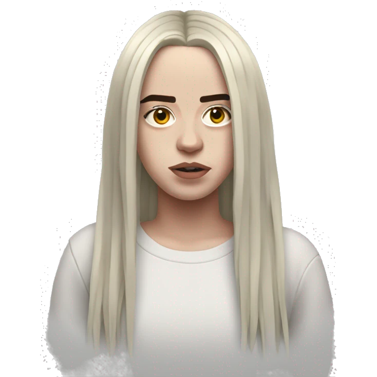 billie eilish red roots emoji