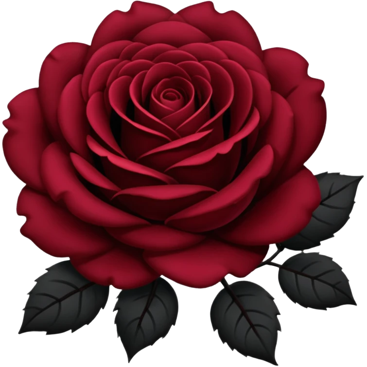 Black rose emoji emoji
