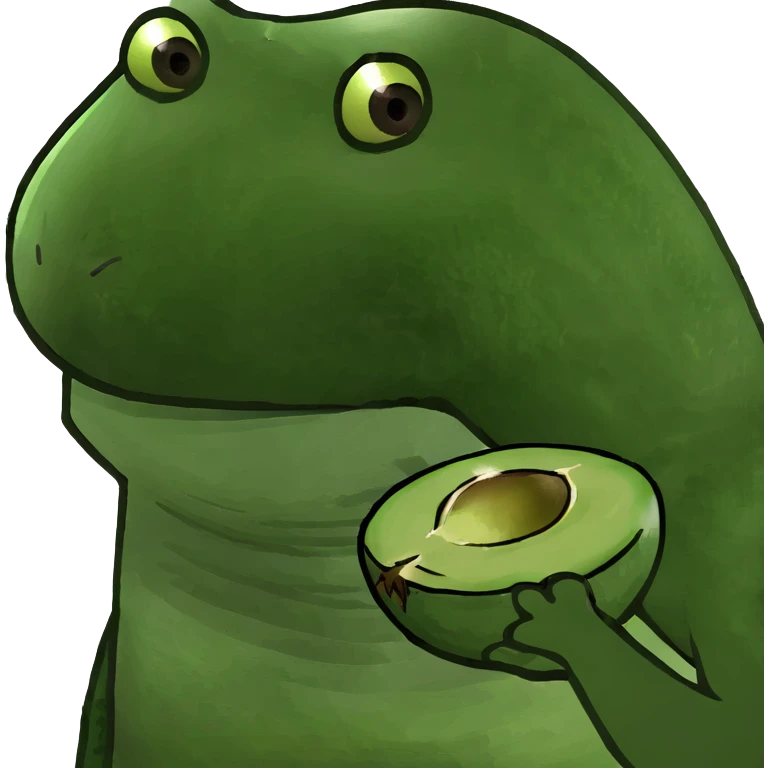 aguacate comiendo aguacate  emoji