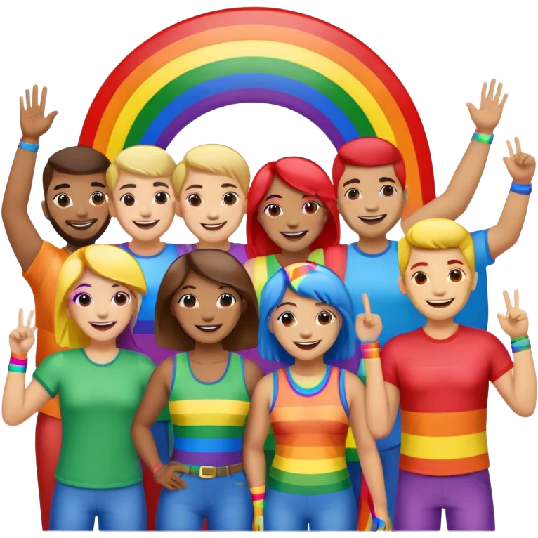 pride charcters emoji