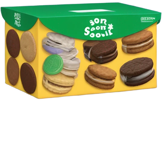 Girl Scout cookie emoji