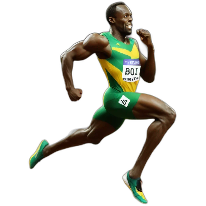 usain bolt running emoji