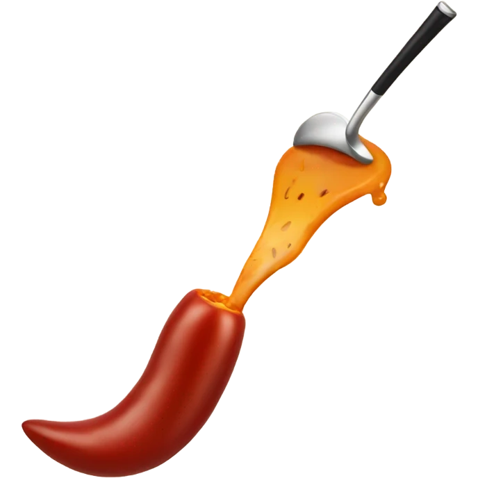 Chili dip golf shot emoji