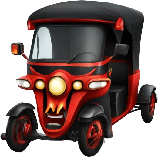 Satan’s 3-wheeled tuk tuk emoji
