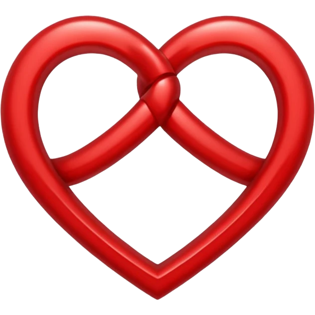 Heart up side ♾️ simble emoji