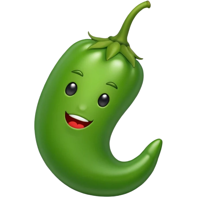 Green chilli emoji emoji