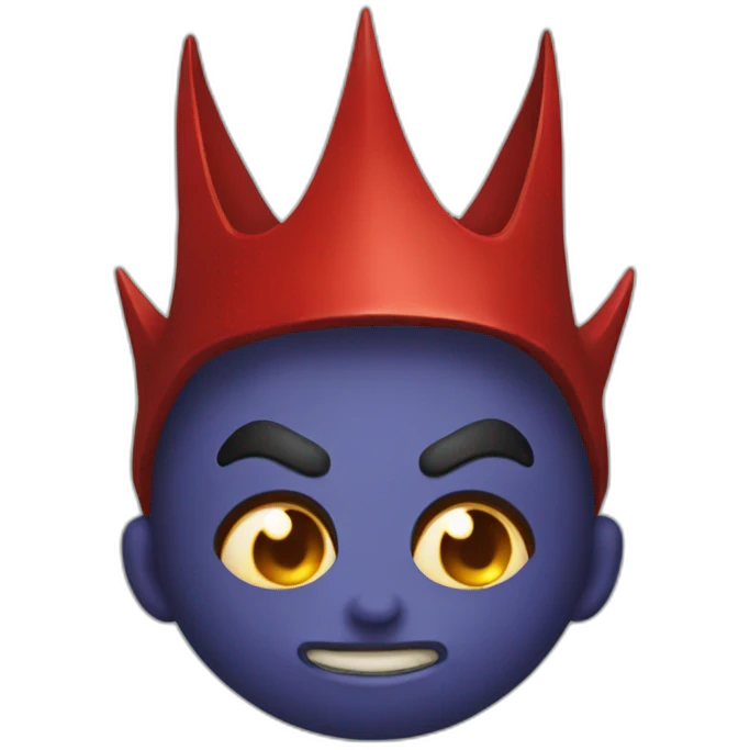 devil crown emoji