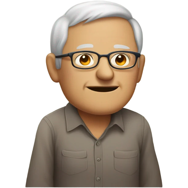 Fat old man  emoji
