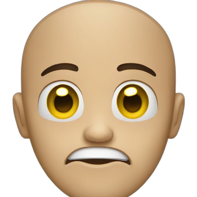 Terrifying look  emoji