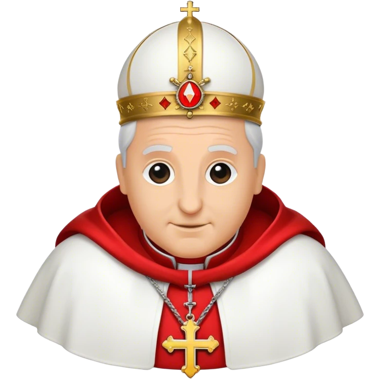 pope emblem red emoji
