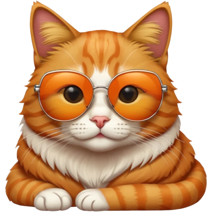 Cat wearing sunglasses emoji