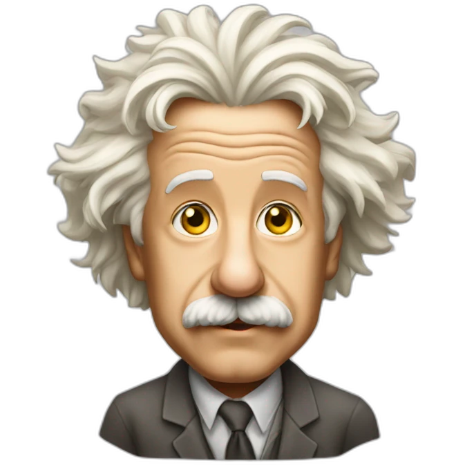 Einstein of Wall Street emoji