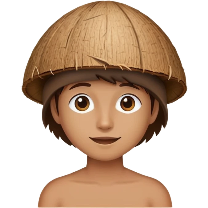 человек в кокосе emoji