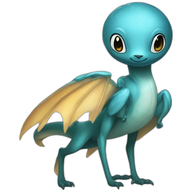 Nymphali with and bluepokemon emoji