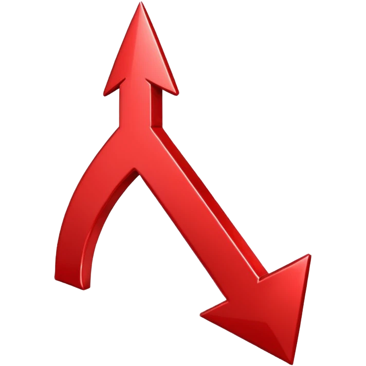 generate the red arrow up emoji