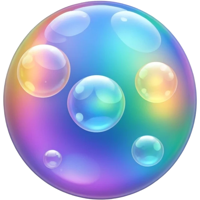 colorful bubbles emoji