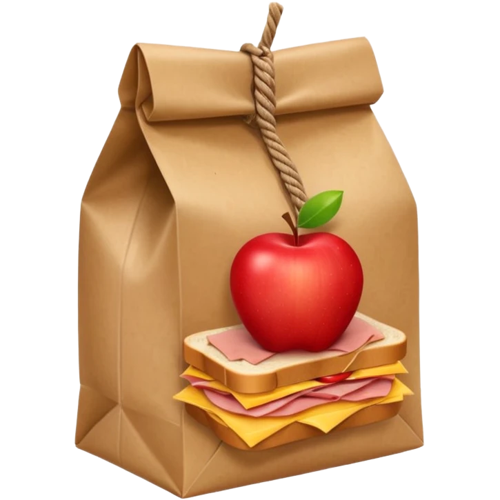 sack lunch emoji