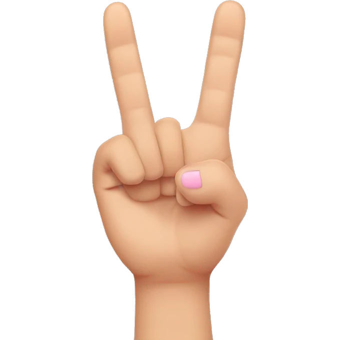 make it the pinky finger that is broken, but in the hand emoji